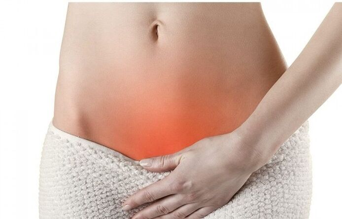 Pain in the area above the pubis is a sign of acute and chronic cystitis in women.